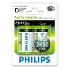 Baterija Philips 2450mAh NiMH R20