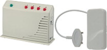 Brezžična alarmna naprava z brezžičnim javljalnikom nivoja tekočine