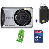 Canon PowerShot A490 + polnilec GP S360 + SanDisk SD HC 4GB + torbica TBC302