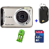 Canon PowerShot A495 + polnilec GP S360 + SanDisk SD HC 4GB + torbica TBC302