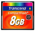 Compact Flash CF kartica Transcend 8GB 133x (TS8GCF133)