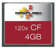 Compact Flash kartica Memory Solution Max-Flash 4GB (120x)