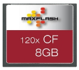 Compact Flash kartica Memory Solution Max-Flash 8GB (120x)