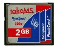 Compact Flash kartica TakeMS 2GB HyperSpeed 120x