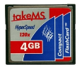 Compact Flash kartica TakeMS 4GB HyperSpeed 120x