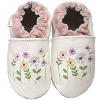 Copatki Stemmed Flowers- White- 0-6 Mesecev- Robeez