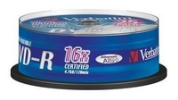 DVD-R medij Verbatim 4.7GB 16x Printable 25 na osi