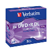 DVD+R dual layer medij Verbatim 8,5 GB 8 x 5 kom