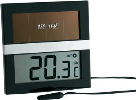 Digitalni solarni notranji/zunanji termometer
