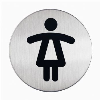 Durable Piktogram - ženski WC, fi 83mm (4904)