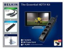 HDTV KIT 4X ŠUKO VTIČNICA HDMI KABEL 1.5M ČISTILO