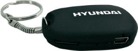 Hyundai HDMC1010 Obesek za ključe s kamero,1280 x 720 slikovnih pik, črn