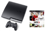 Igralna konzola Playstation 3 Slim, 320 GB črna + FIFA 2011