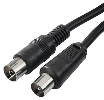 KOAKSIALNI-PRIKLJUČNI KABEL 15M ČRNA
