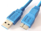 Kabel USB 3.0 A-B micro 1m moder Manhattan