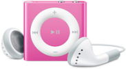 MP3 predvajalnik Apple iPod shuffle 2 GB, roza 6G