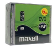 Maxell mediji DVD+RW 8X 5kos 10mm škatlice