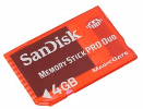 Memory Stick PRO DUO GAMING SanDisk 4 GB