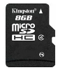 Micro Secure Digital (microSD) kartica Kingston 8GB + adapter SD