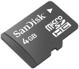 Micro Secure Digital (microSD) kartica SanDisk Ultra 4GB + Darilo Čitalec MobileMicroMate