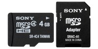 Micro Secure Digital (microSD) kartica Sony SR-4A4 4 GB