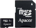 Micro Secure Digital (microSDHC) kartica Apacer 4GB + SD adapter