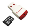 Micro Secure Digital (microSDHC) kartica Transcend 8 GB + 1x adapter (TS8GUSDHC6-P3)