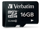 Micro Secure Digital (microSDHC) kartica Verbatim 16 GB Class 2 (44006)