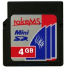 Mini Secure Digital (miniSD) kartica TakeMS 4 GB