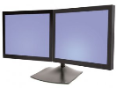 Namizni nosilec Ergotron DS100 Dual-Monitor Horizontal Desk Stand (črn)