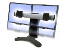 Namizni nosilec Ergotron LX Dual Display Lift Stand (črn)