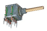 POTENCIOMETER 16T W4B8L30 100K+LOG Potentiometer Service GmbH