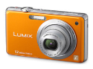 Panasonic LUMIX DMC-FS10 digitalni fotoaparat (oranžen)