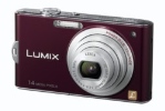 Panasonic Lumix DMC-FX66 digitalni fotoaparat (bordo rdeča)