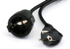 Podaljšek 220V kabel 10m črn Bachmann