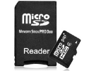 Pomnilniška kartica PQI MicroSD 4GB class 4 + adapter Memory Stick Pro Duo
