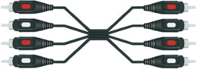 Povezovalni kabel Speaka, 4 x cinch, 2,5 m