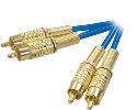 Povezovalni kabel Speaka, pozlačen, 2 x cinch, 10 m