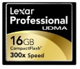 Profesionalna spominska kartica Lexar Compact Flash 16 Gb 300 x