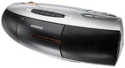 Radiokasetofon s CD predvajalnikom Grundig RRCD 1350 MP3, srebrno-črn