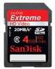 SANDISK SD 4GB EXTREME HD VIDEO