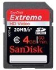 SanDisk SD 4 GB Extreme - HD Video (20 MB/s)
