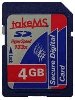 Secure Digital (SD) kartica TakeMS 4GB HyperSpeed 133x