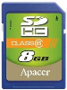 Secure Digital (SDHC) kartica Apacer 8GB (Class 6)