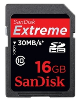 Secure Digital (SDHC) kartica SanDisk EXTREME 16GB (30MB/s, Class 10)