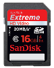 Secure Digital (SDHC) kartica SanDisk Extreme HD 16 GB (20 MB/s, Class 6)