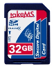 Secure Digital (SDHC) kartica TakeMS 32 GB (Class 6)