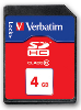 Secure Digital (SDHC) kartica Verbatim 4 GB Class 6 (44017)
