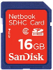 Secure Digital Netbook SanDisk 16 GB SDHC
