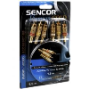 Sencor A/V kabel 3xRCA vtič na 3xRCA vtič Pozlačeni; Premium Gold 1,5 m